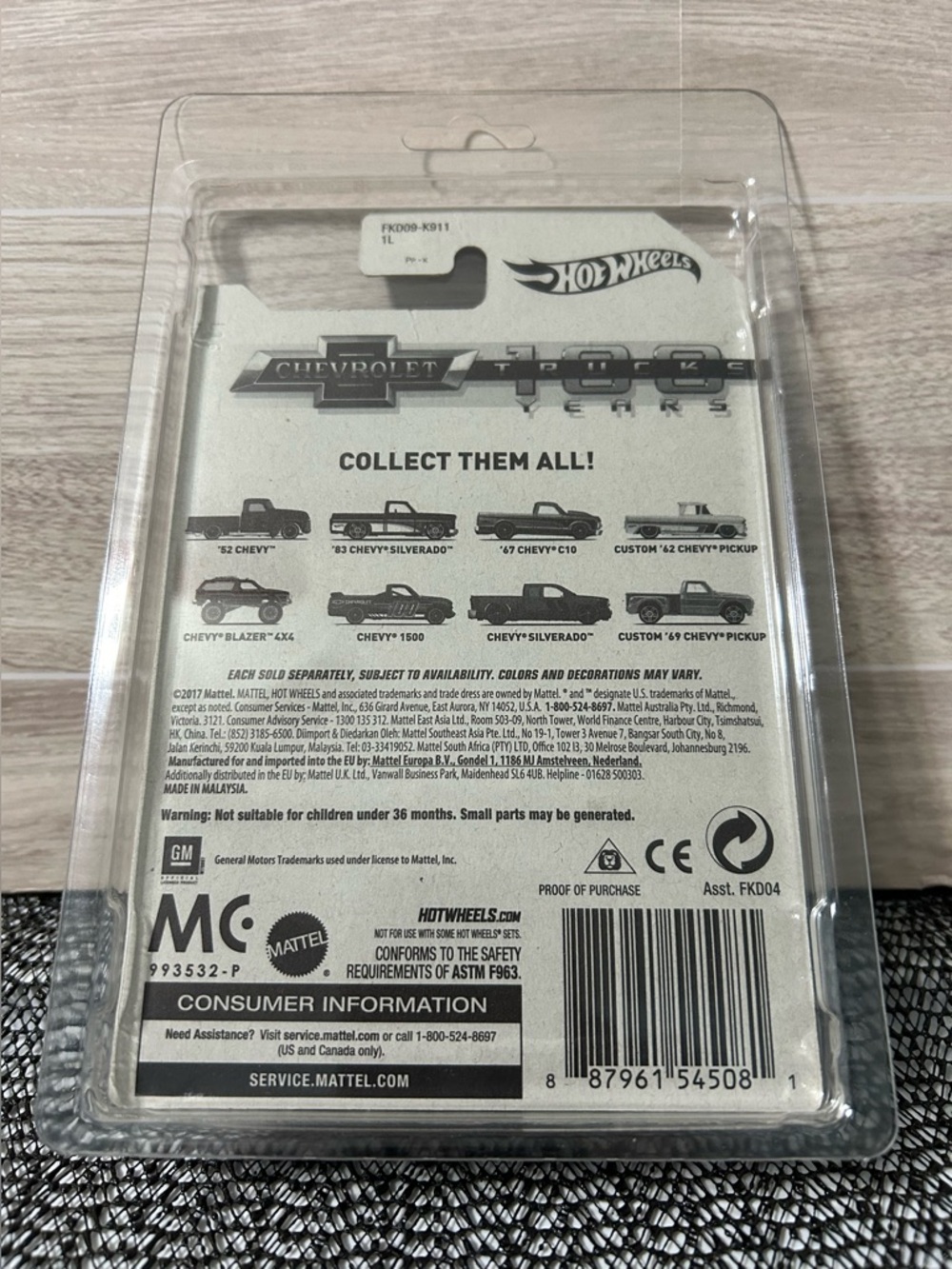 Hot Wheels 83 Chevy Silverado 100 years Trucks Edition - Picture 3 of 8